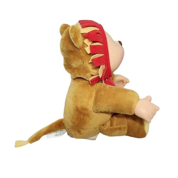 Vintage Cabbage Patch Kid Zoo Friends 121 Jaye Lion Blue Eyes Doll Collectible - Picture 3 of 5